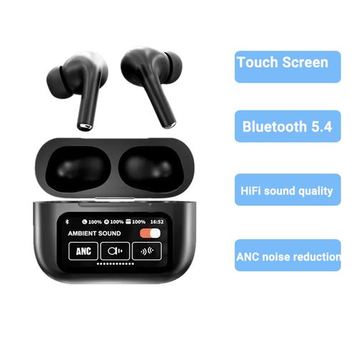 ANC A9 Wireless Earbuds ā Black | Active Noise Cancellation š | Bluetooth 5.1 | Deep Bass