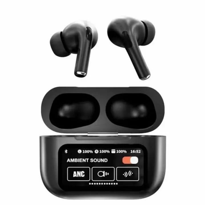 ANC A9 Wireless Earbuds ā Black | Active Noise Cancellation š | Bluetooth 5.1 | Deep Bass