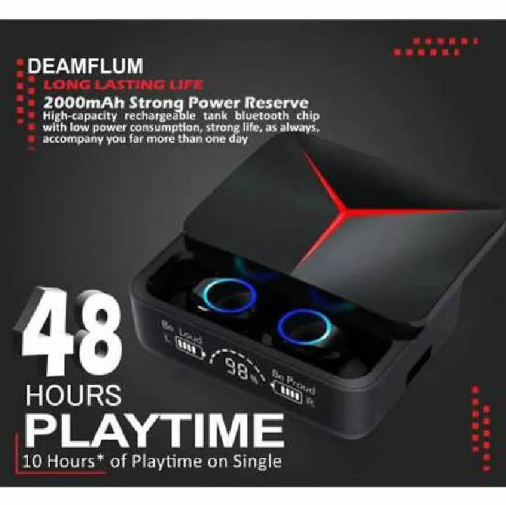 M90 Pro Wireless Earbuds ā Bluetooth 5.3 š§ | Deep Bass | Compact Design | Built-in Mic