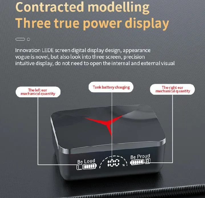 M90 Pro Wireless Earbuds ā Bluetooth 5.3 š§ | Deep Bass | Compact Design | Built-in Mic