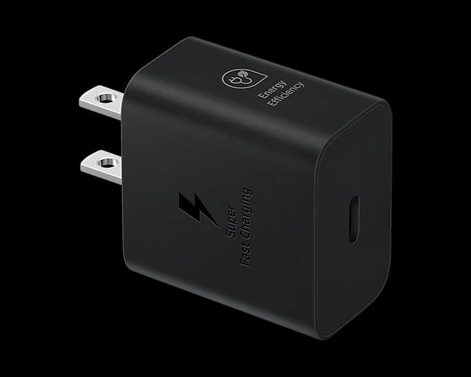 š Samsung Galaxy 25W Fast Charger Adapter + Cable ā” | USB-C Quick Charge