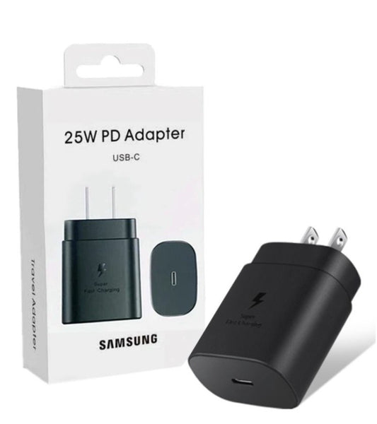 🔌 Samsung Galaxy 25W Fast Charger Adapter + Cable ⚡ | USB-C Quick Charge