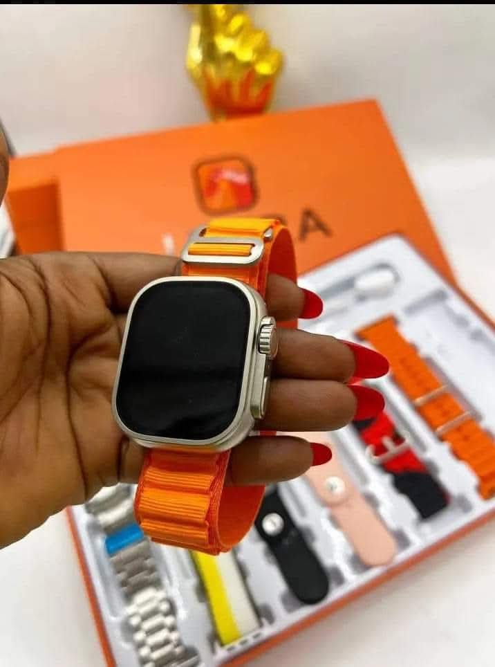 7+1 Ultra Smartwatch with Bluetooth Calling ⌚ | Wireless Charging | Watch Protector Included