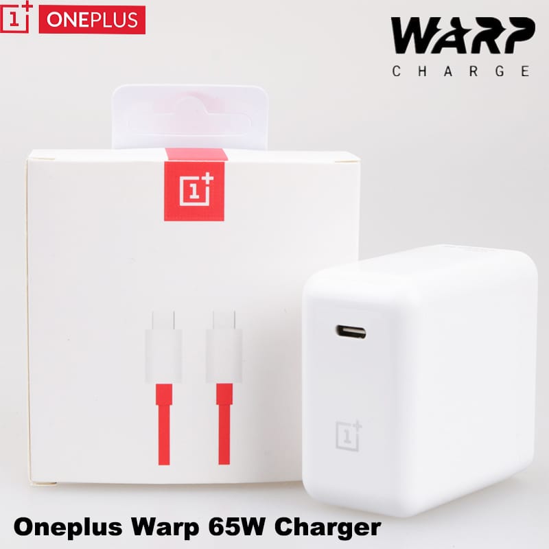 OnePlus 65W Fast Charger Adapter + USB-C Cable ⚡ | Warp Charge | Original Quality