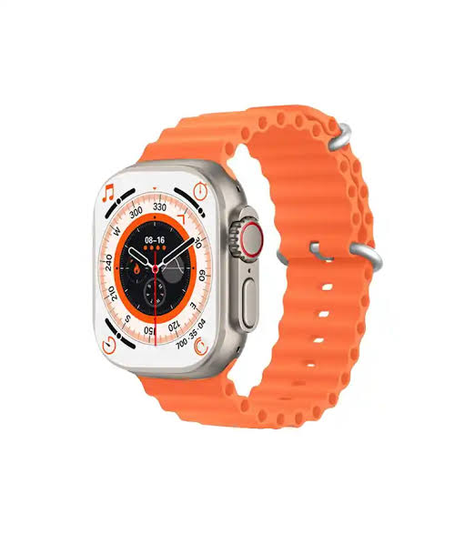 T800 Ultra 3 Smartwatch – Bluetooth Fitness Watch with Sports Modes & Health Tracking (Orange & Black)