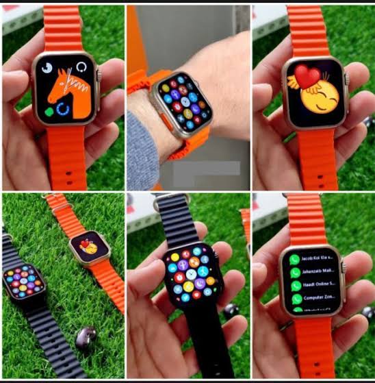 T800 Ultra 3 Smartwatch – Bluetooth Fitness Watch with Sports Modes & Health Tracking (Orange & Black)