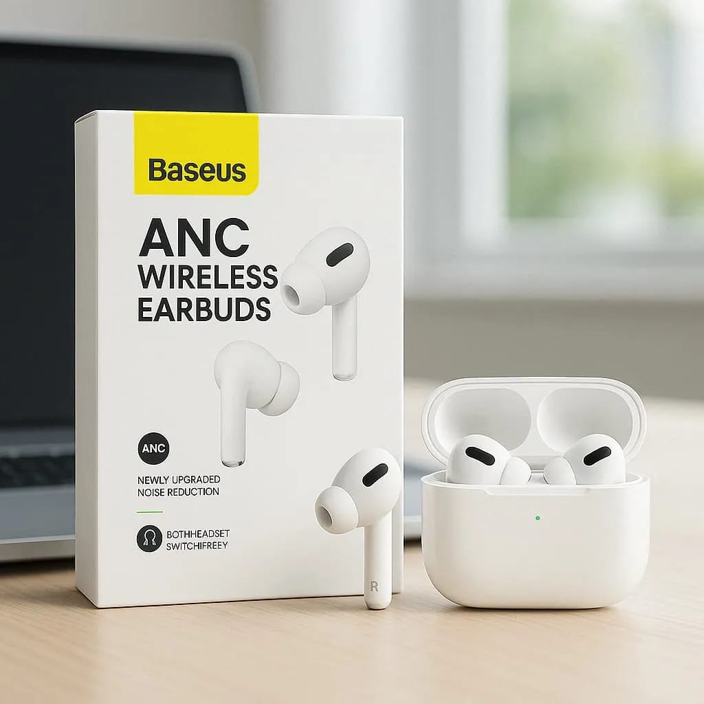Baseus ANC Wireless Earbuds ๐ง | Noise Cancelling, Touch Control & Long Battery Life ๐๐