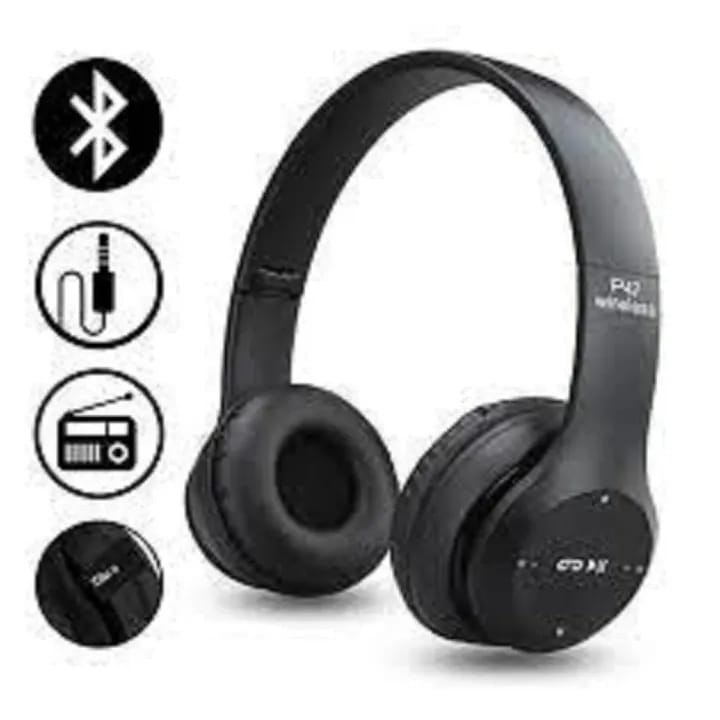 P47 Wireless Bluetooth Headphones π§ | Foldable Headset with Mic, FM Radio & TF Card Support π»π±