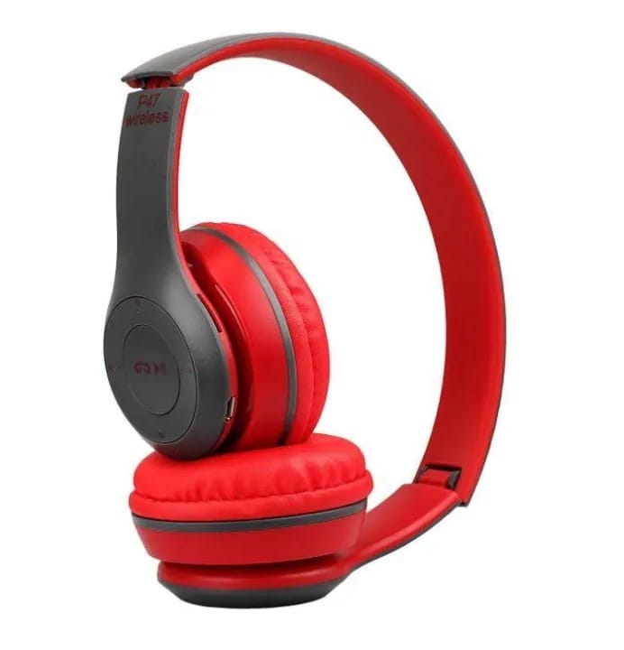 P47 Wireless Bluetooth Headphones π§ | Foldable Headset with Mic, FM Radio & TF Card Support π»π±