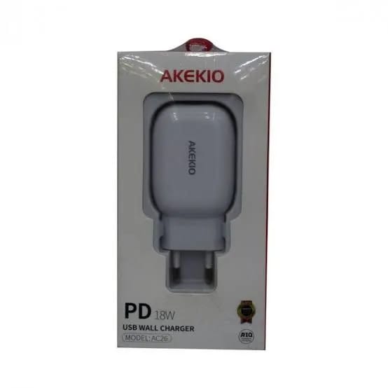 β‘ Akekio 18W Qualcomm 3.0 Fast Charger β Type-C USB Wall Adapter π