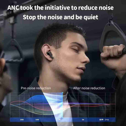 ANC A9 Wireless Earbuds – White | Active Noise Cancellation 🔇 | Bluetooth 5.1 | Deep Bass