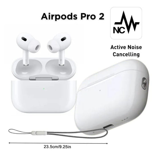 AirPods Pro 2 Style Wireless Earbuds – White | Bluetooth 5.0 🎧 | Case Included