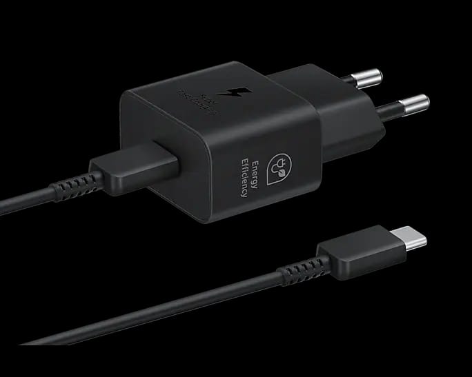 🔌 Samsung Galaxy 25W Fast Charger Adapter + Cable ⚡ | USB-C Quick Charge
