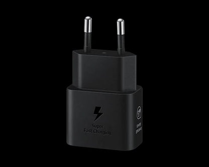 🔌 Samsung Galaxy 25W Fast Charger Adapter + Cable ⚡ | USB-C Quick Charge