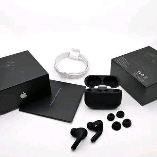 AirPods Pro 2 Style Wireless Earbuds – Black | Bluetooth 5.0 🎧 | Case Included