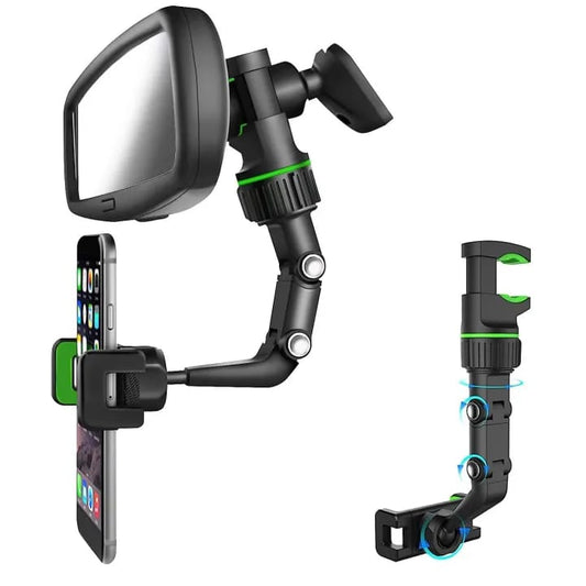 360° Car Phone Holder – Universal Clip Mount for Dashboard & BIKES