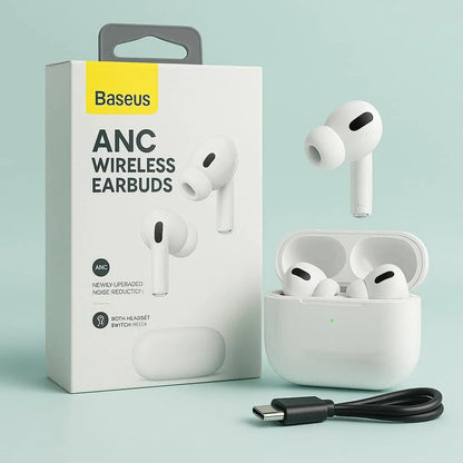 Baseus ANC Wireless Earbuds 🎧 | Noise Cancelling, Touch Control & Long Battery Life 🔇🔋