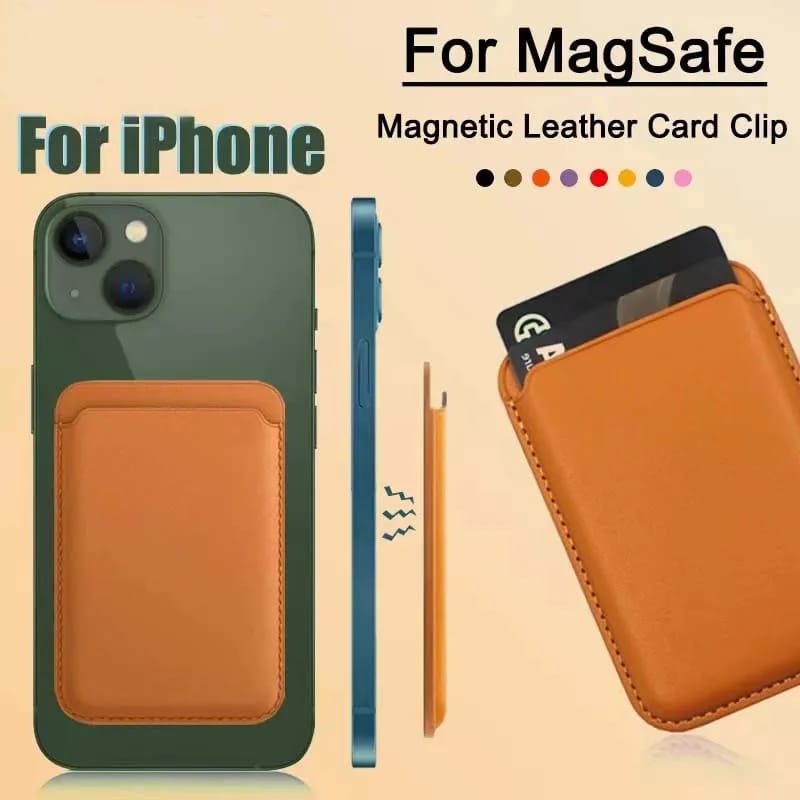 📱 Magnetic Leather  Case – MagSafe | Card Holder | iPhone only 💼